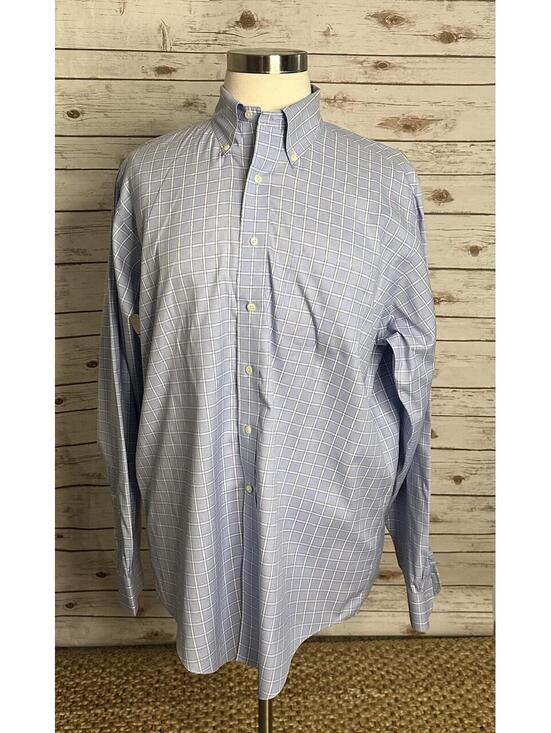 Brooks Brothers Other - Brooks Brothers Original Polo Shirt blue white cotton button-down shirt 17-6/7